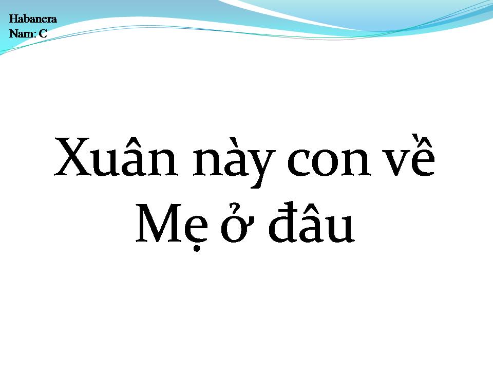 Lời bài hát XUÂN NÀY CON VỀ MẸ Ở ĐÂU