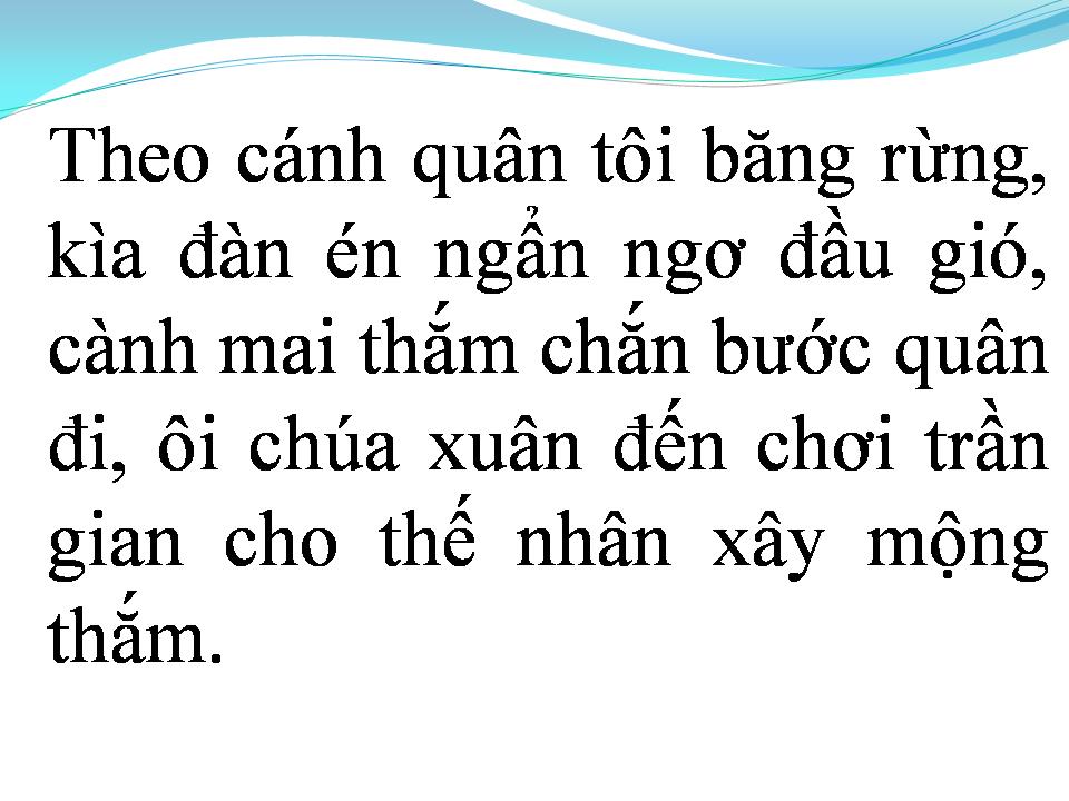 Lời bài hát XUÂN TRONG RỪNG THẲM