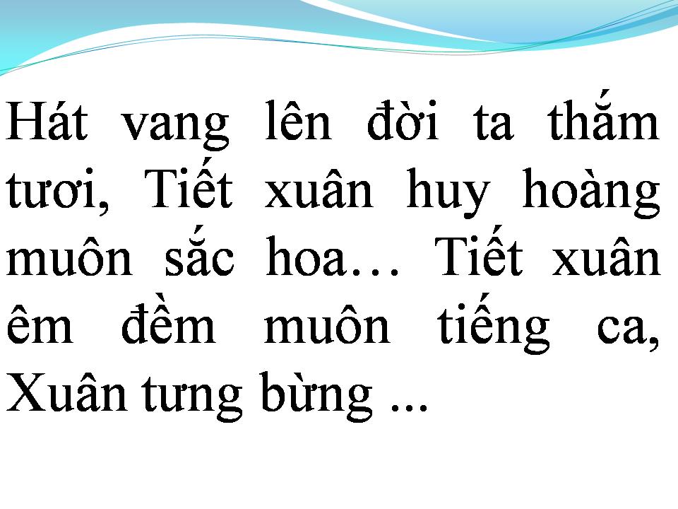 Lời bài hát XUÂN VÀ TUỔI TRẺ