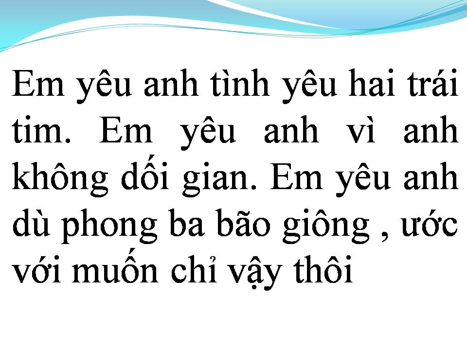 Lời bài hát ƯỚC MƠ CỦA TÔI