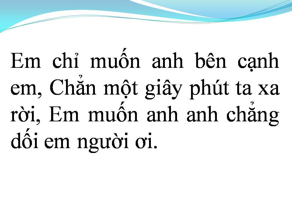 Lời bài hát ƯỚC MƠ NHỎ BÉ