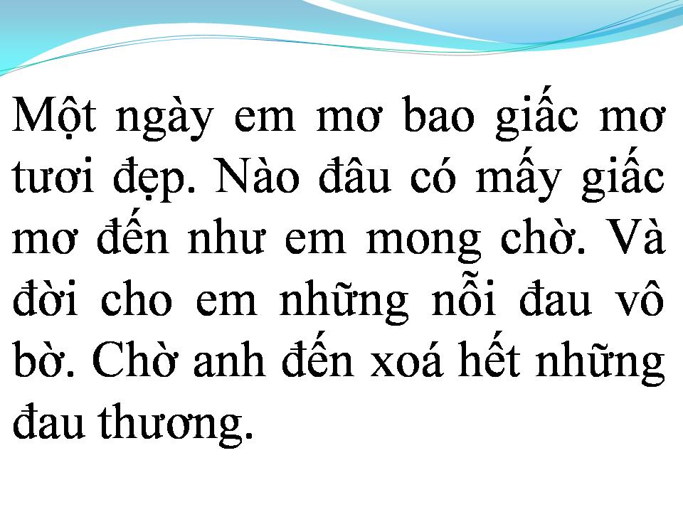 Lời bài hát ƯỚC MƠ TRONG ĐỜI