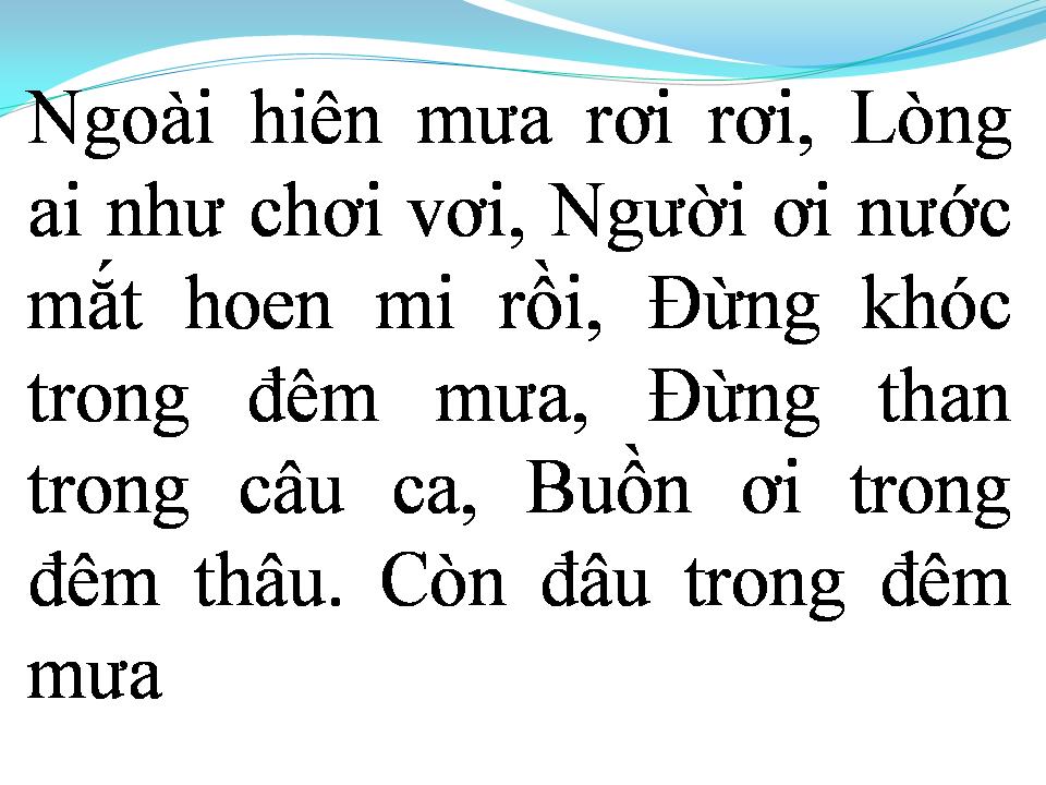 Lời bài hát ƯỚT MI