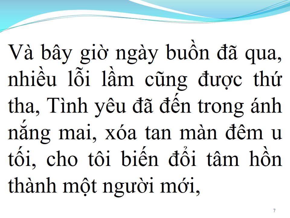 Lời bài hát VÀ CON TIM ĐÃ VUI TRỞ LẠI