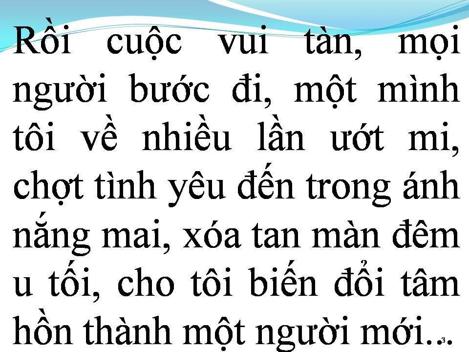 Lời bài hát VÀ CON TIM ĐÃ VUI TRỞ LẠI