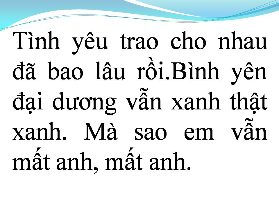 Lời bài hát VÀ EM CHỜ ANH