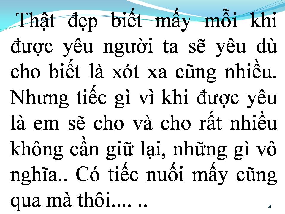 Lời bài hát VÀ EM ĐÃ YÊU
