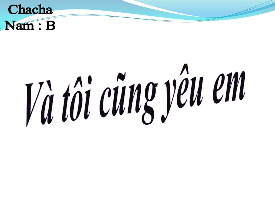 Lời bài hát VÀ TÔI CŨNG YÊU EM (AND I LOVE YOU SO)