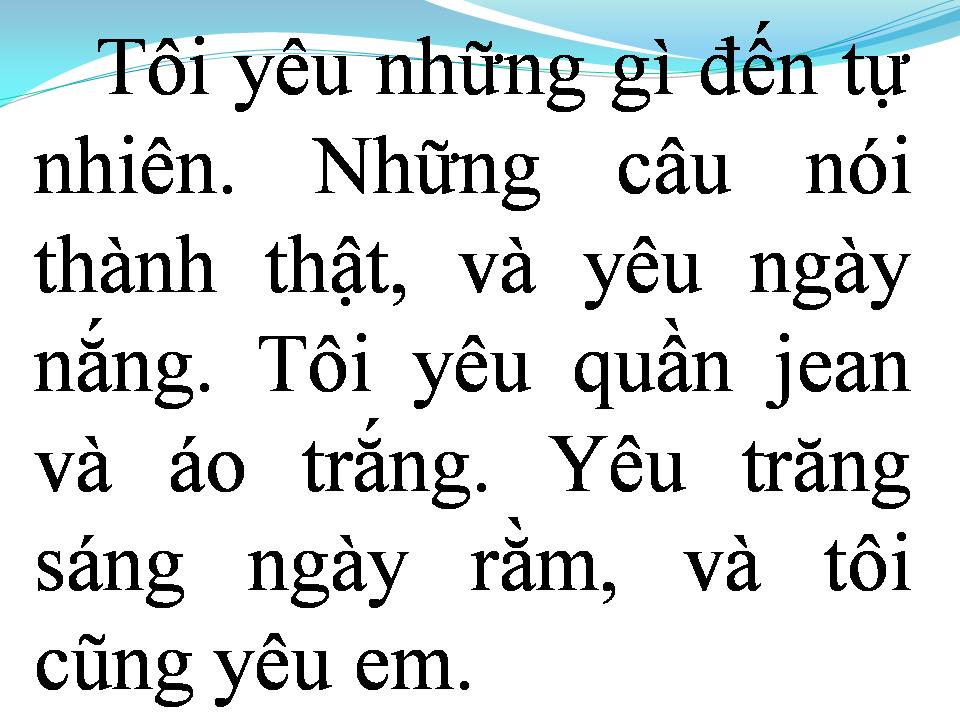 Lời bài hát VÀ TÔI CŨNG YÊU EM (AND I LOVE YOU SO)