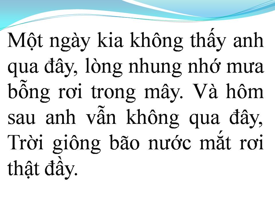 Lời bài hát VAI PHỤ