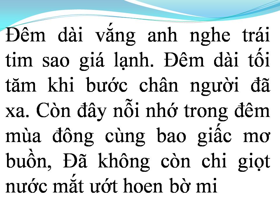 Lời bài hát VẮNG ANH