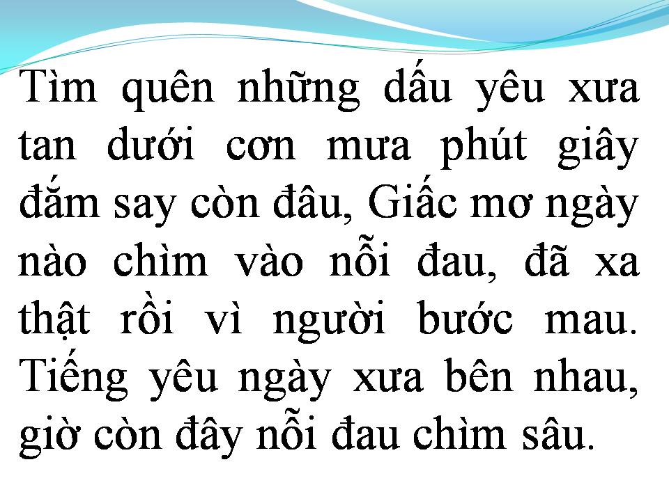 Lời bài hát VẮNG ANH