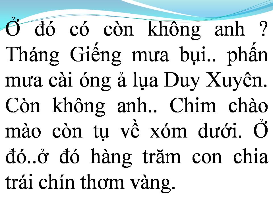 Lời bài hát VẮNG BÓNG