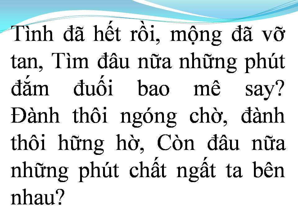 Lời bài hát VẮNG EM