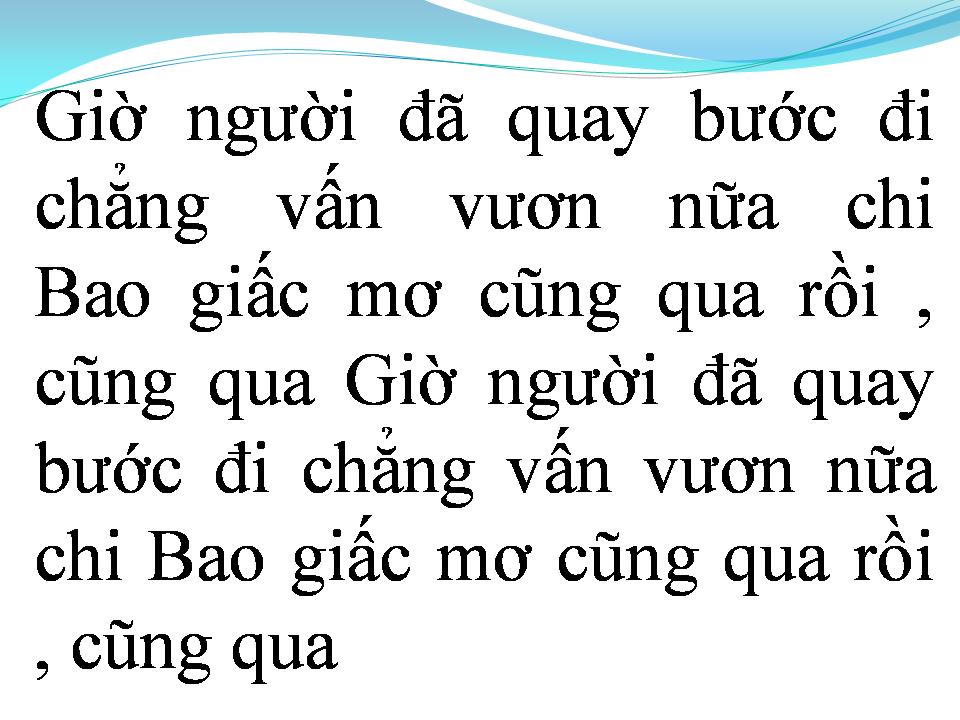 Lời bài hát VẮNG EM
