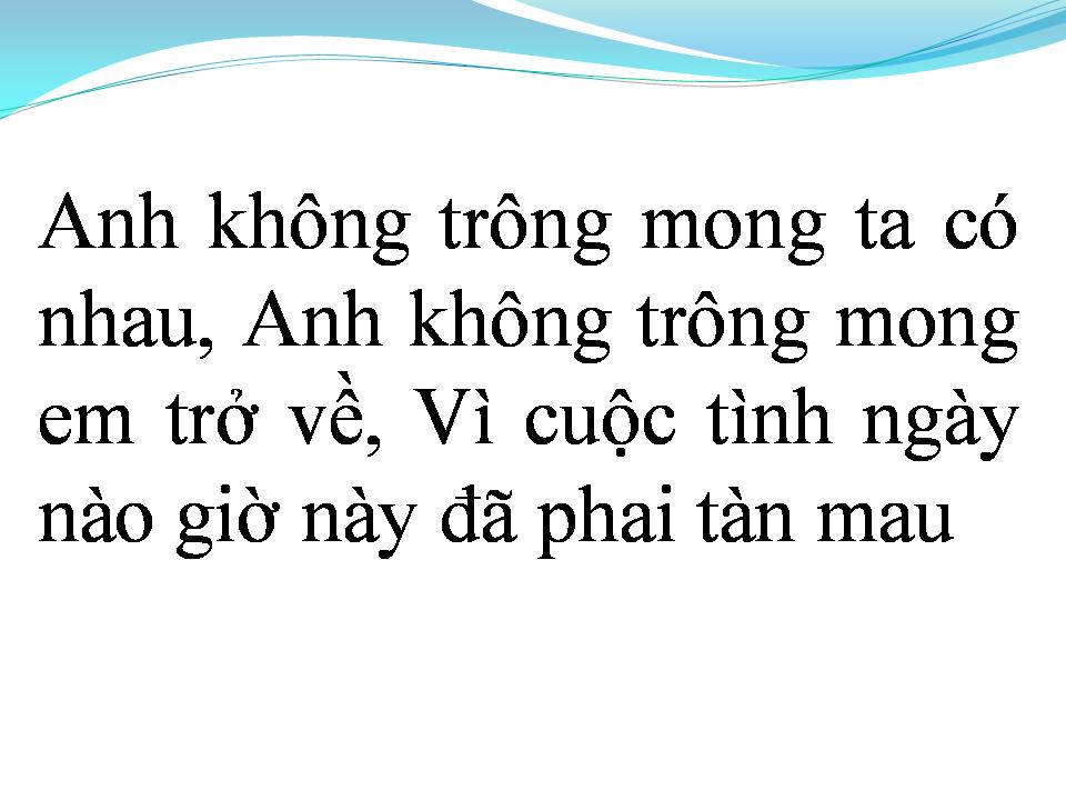 Lời bài hát VẮNG EM
