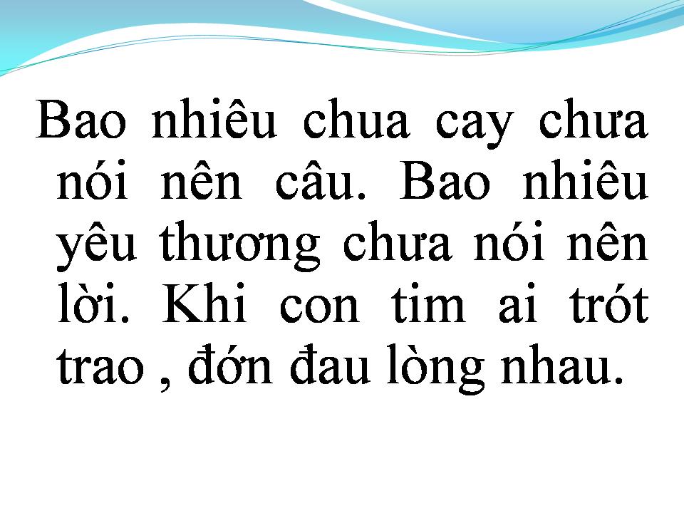 Lời bài hát VẮNG EM TRONG ĐỜI