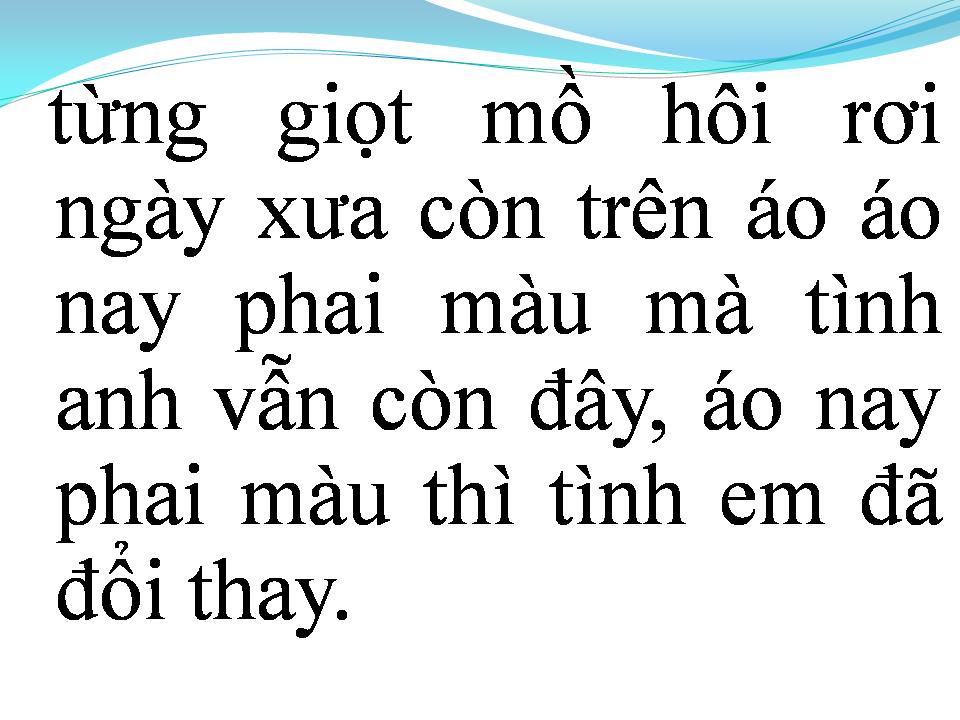 Lời bài hát VẮNG EM VẮNG MÃI CÂU HÒ