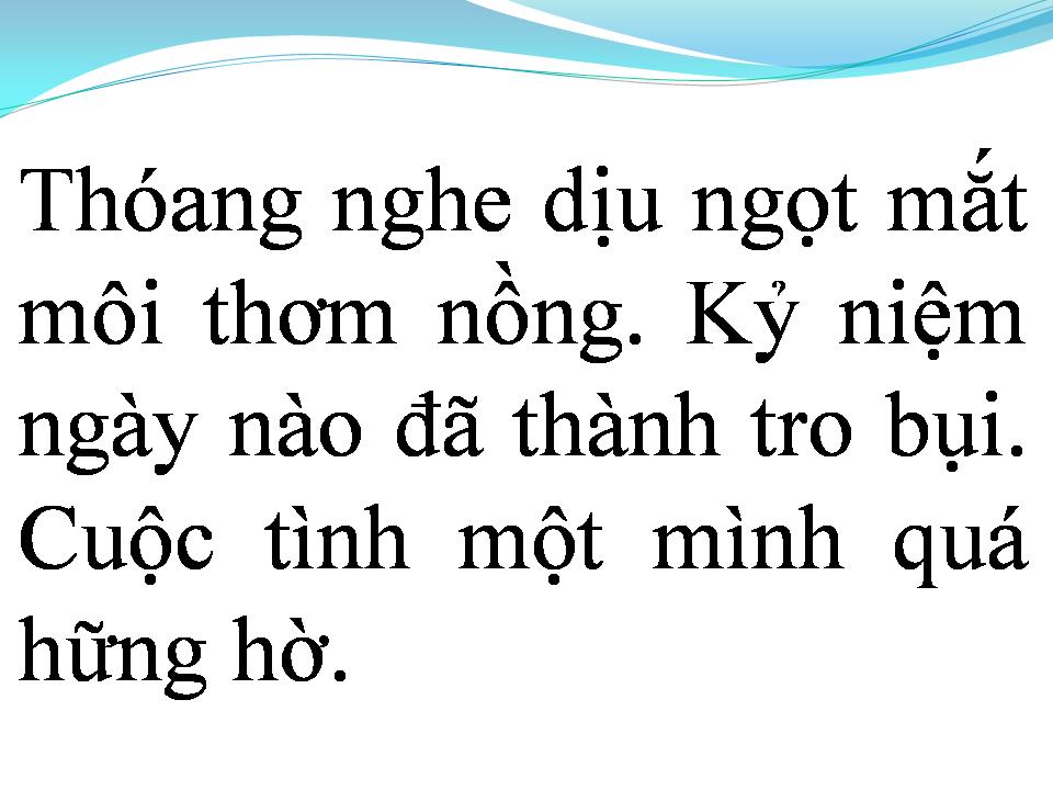 Lời bài hát VẪN MÃI CÔ ĐƠN