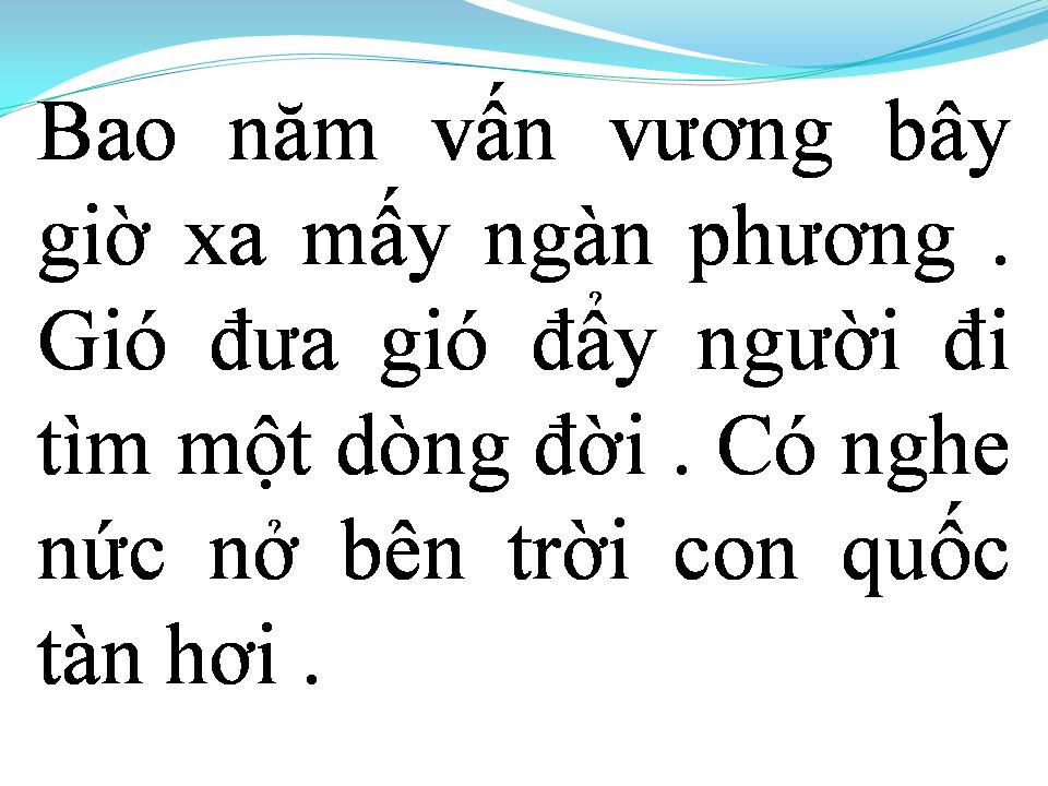 Lời bài hát VẪN MONG NGƯỜI VỀ
