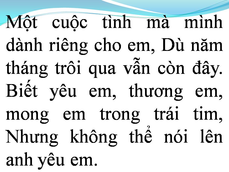 Lời bài hát VẪN NHỚ
