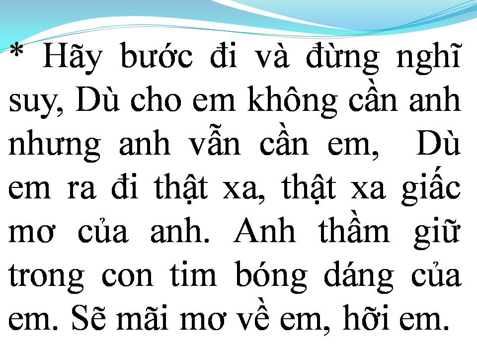Lời bài hát VẪN NHỚ