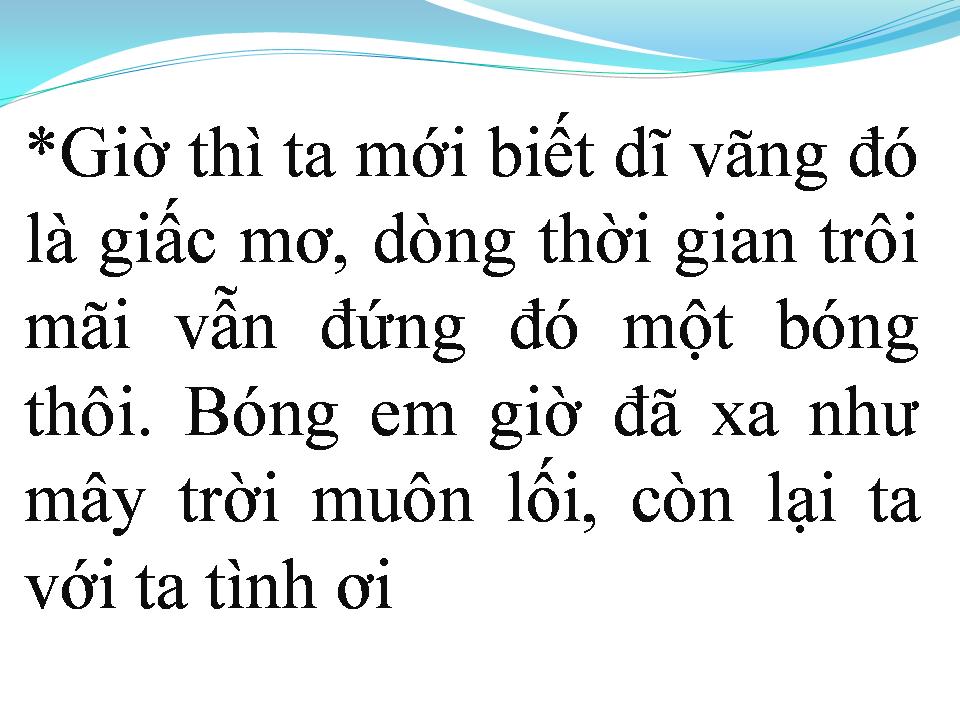 Lời bài hát VẪN NHƯ NGÀY ĐẦU