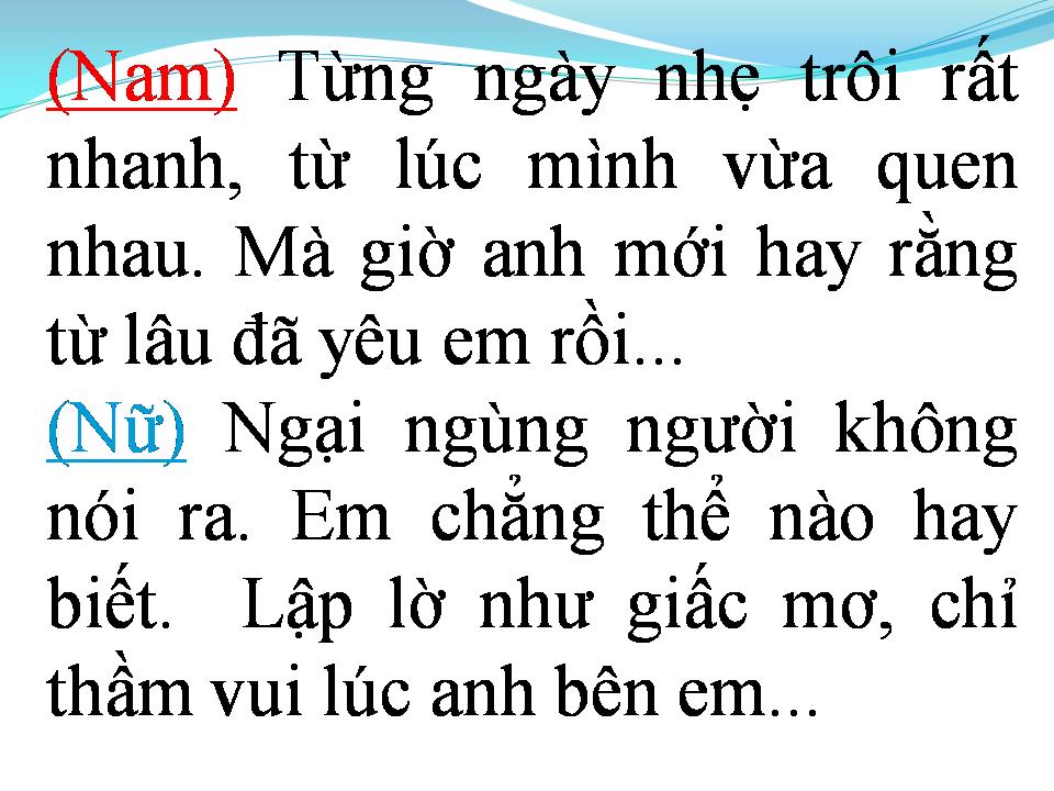Lời bài hát VẪN TIN MÌNH CÓ NHAU