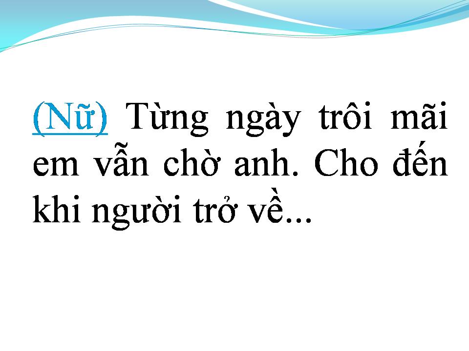 Lời bài hát VẪN TIN MÌNH CÓ NHAU