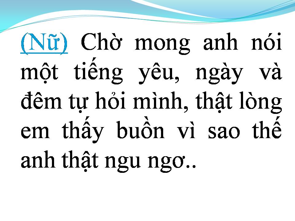 Lời bài hát VẪN TIN MÌNH CÓ NHAU