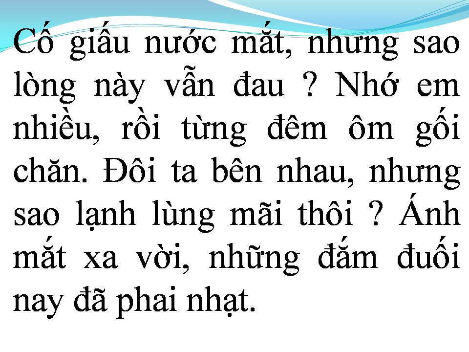 Lời bài hát VẪN YÊU TỪNG PHÚT GIÂY