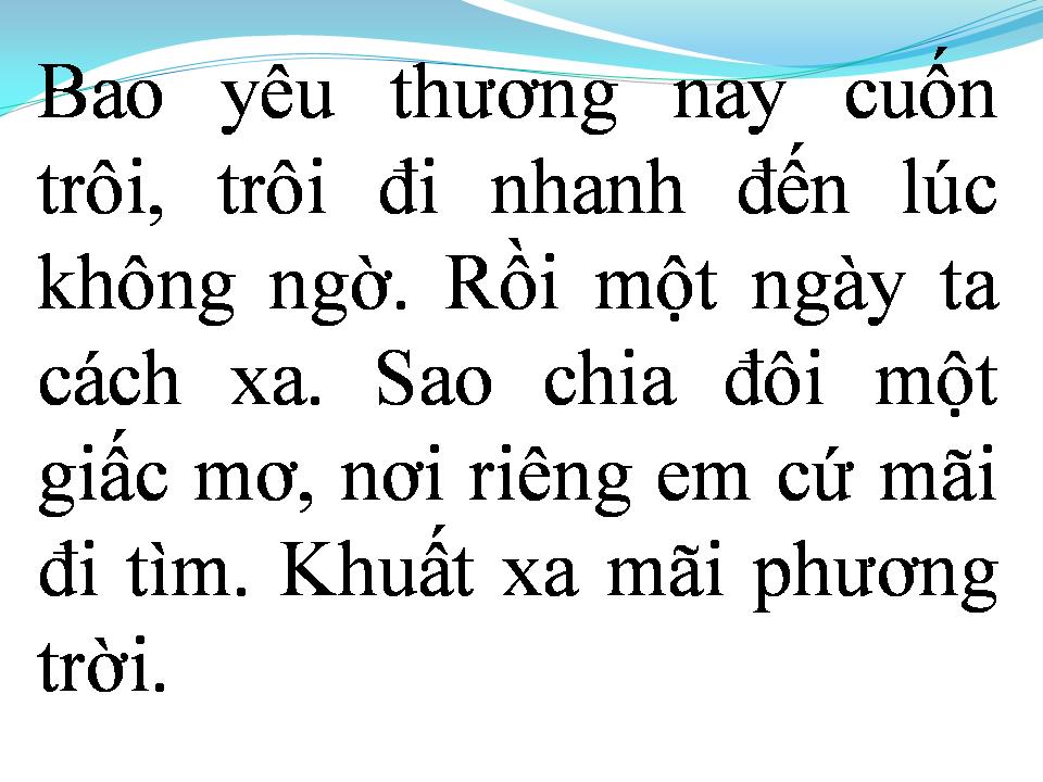 Lời bài hát VẪN YÊU TỪNG PHÚT GIÂY