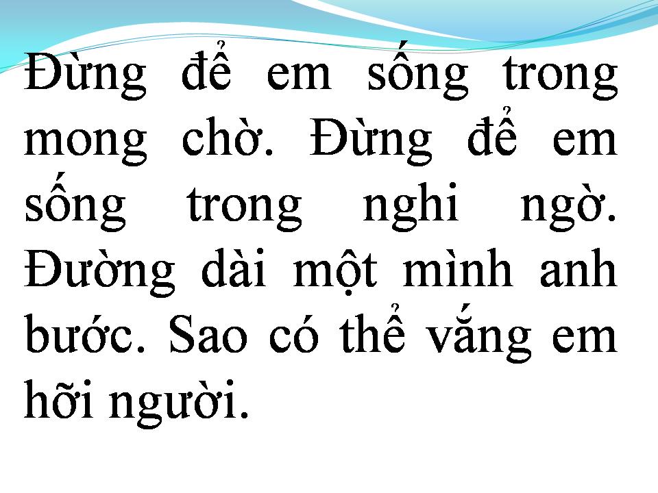 Lời bài hát VẪN YÊU TỪNG PHÚT GIÂY