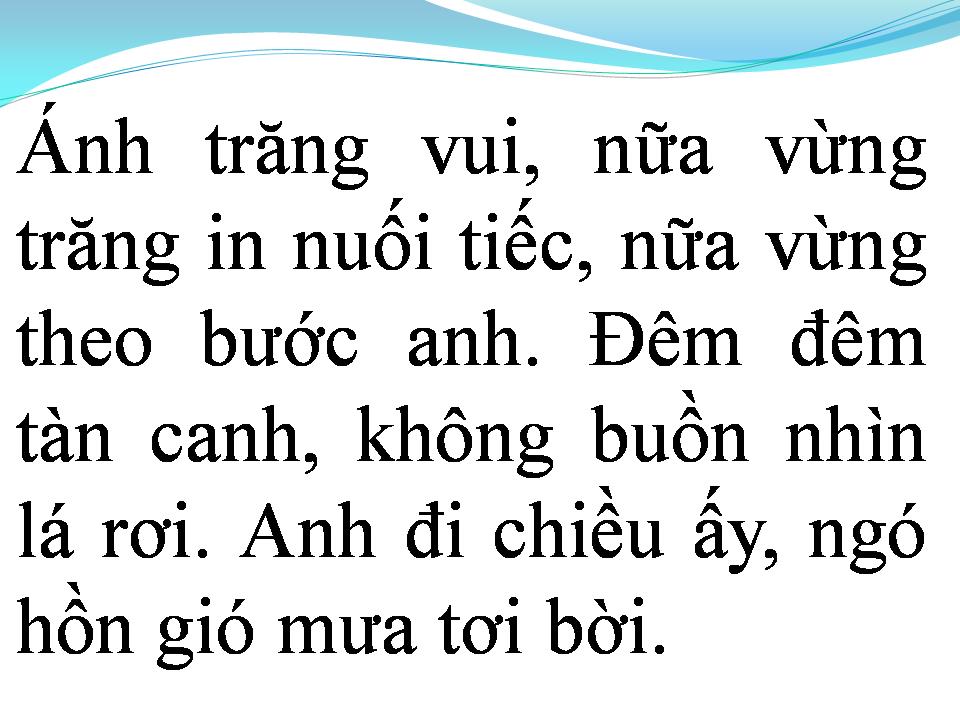 Lời bài hát VẦNG TRĂNG AI XẺ LÀM ĐÔI