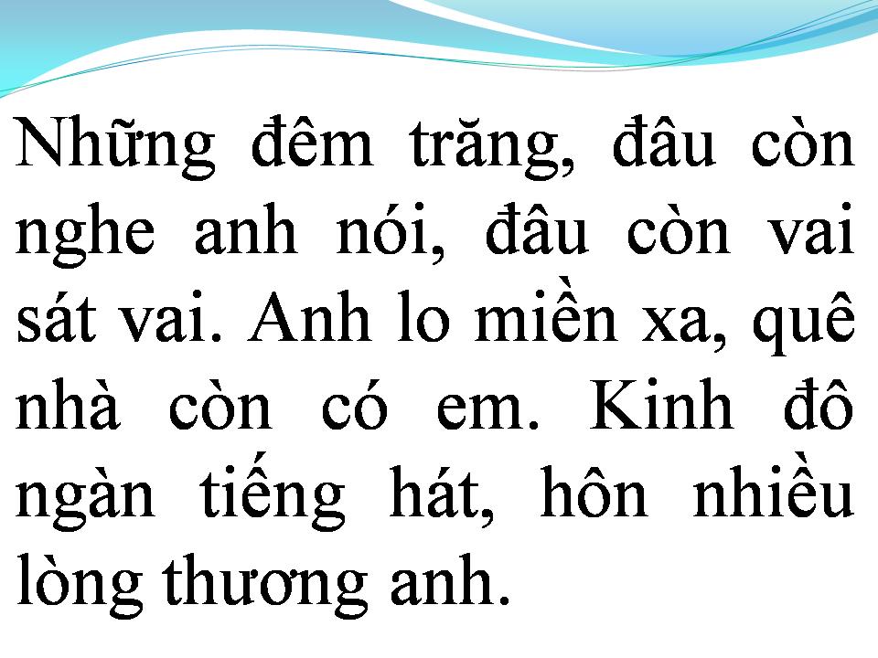 Lời bài hát VẦNG TRĂNG AI XẺ LÀM ĐÔI
