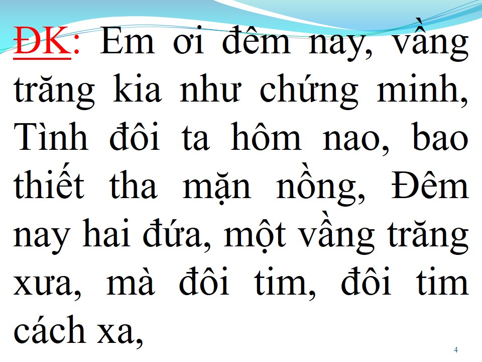 Lời bài hát VẦNG TRĂNG CÔ ĐƠN