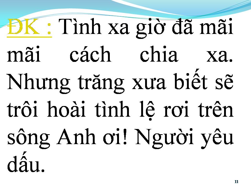 Lời bài hát VẦNG TRĂNG ĐÊM TRÔI