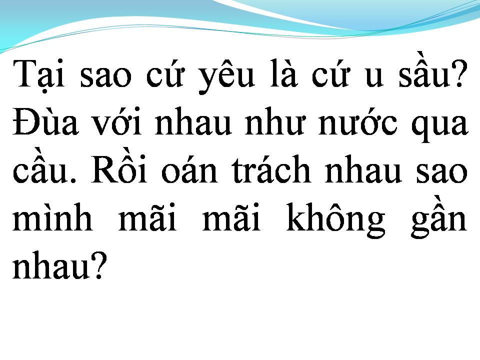 Lời bài hát VẬY LÀ MÌNH XA NHAU