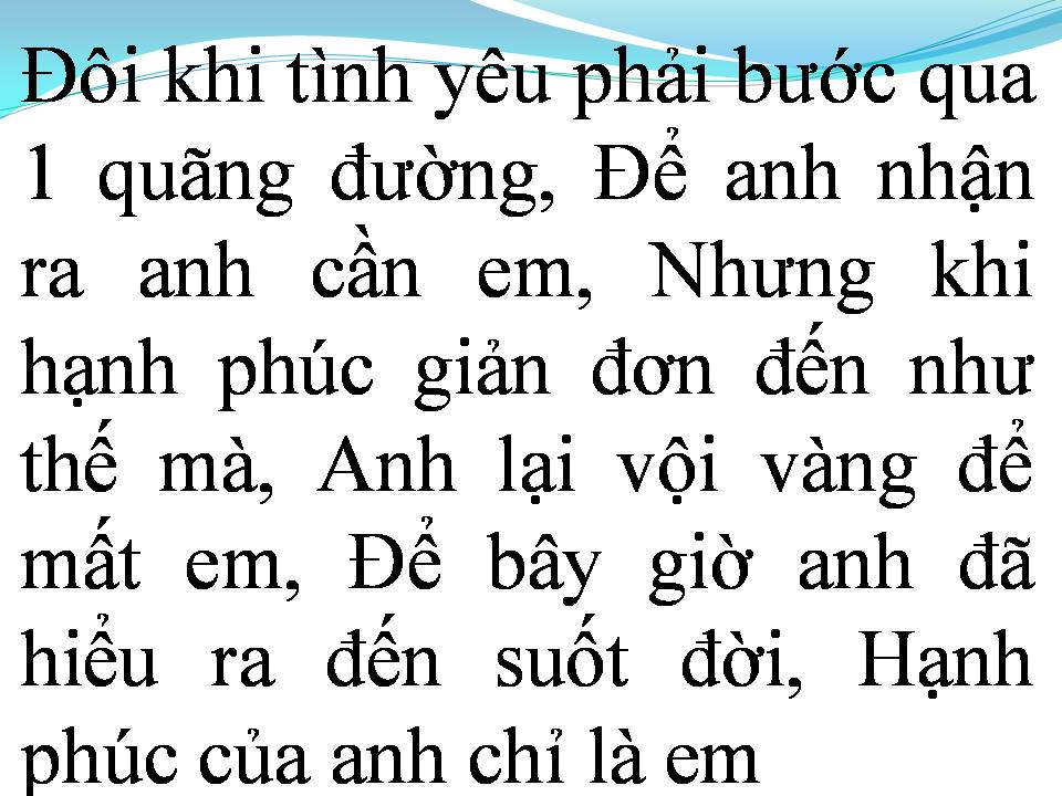 Lời bài hát VẼ LẠI PHÚT GIÂY ANH GẶP EM