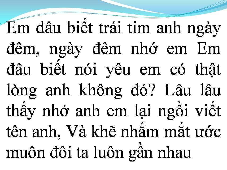 Lời bài hát VẼ TRÁI TIM