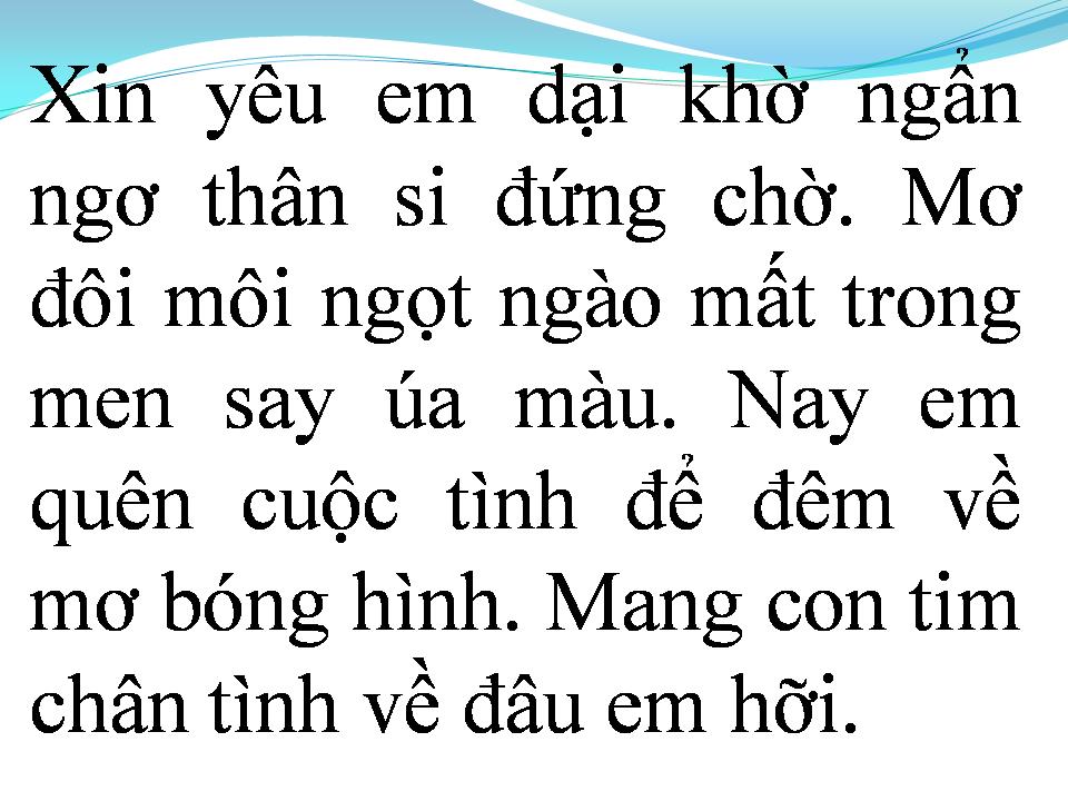 Lời bài hát VỀ ĐÂU