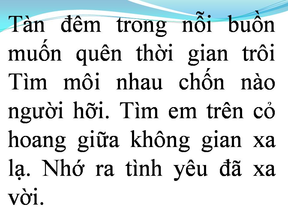 Lời bài hát VỀ ĐÂU
