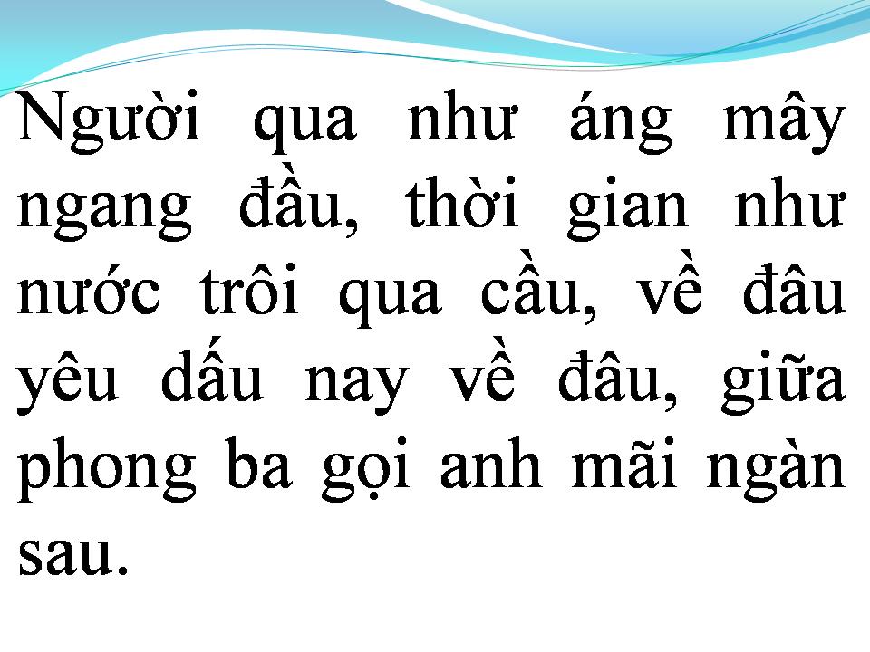 Lời bài hát VỀ ĐÂU EM HỠI