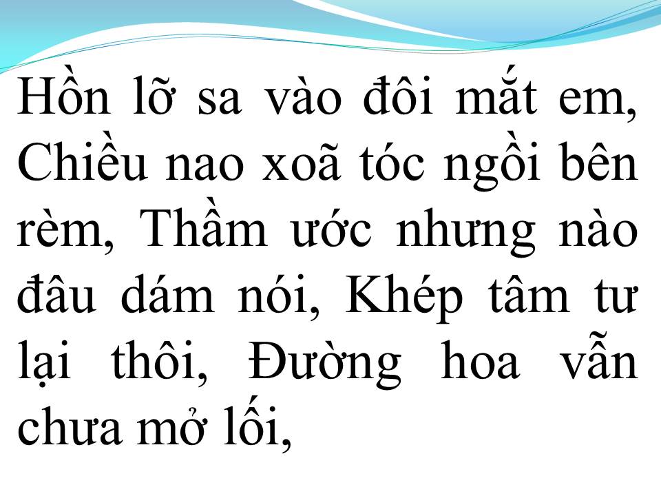 Lời bài hát VỀ ĐÂU MÁI TÓC NGƯỜI THƯƠNG