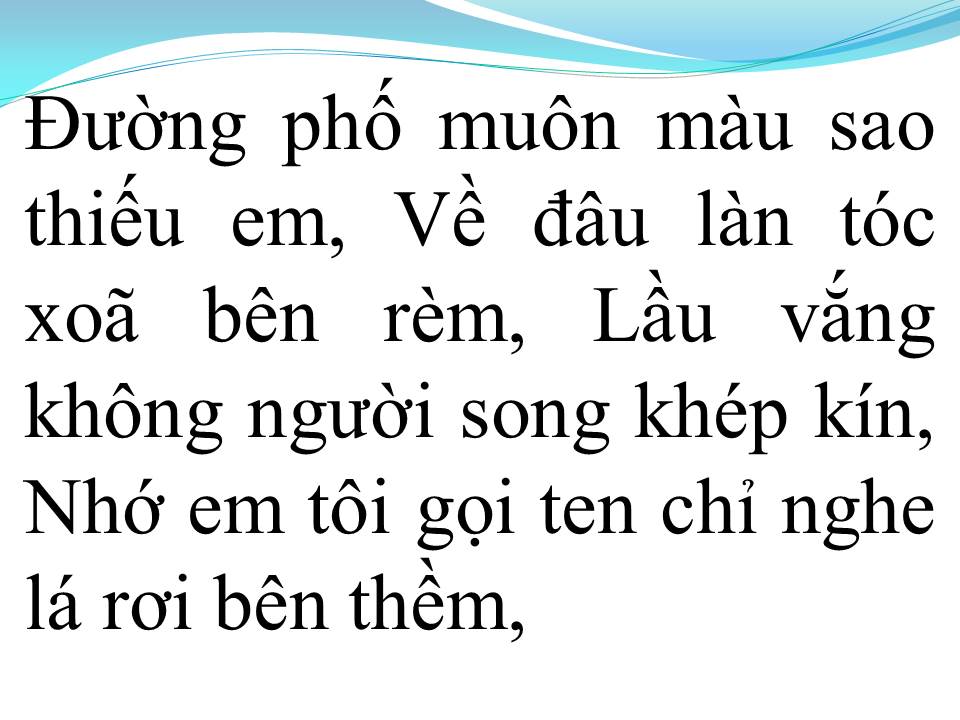 Lời bài hát VỀ ĐÂU MÁI TÓC NGƯỜI THƯƠNG