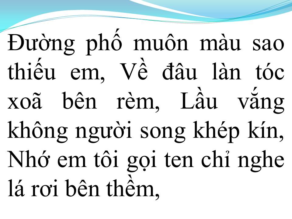 Lời bài hát VỀ ĐÂU MÁI TÓC NGƯỜI THƯƠNG