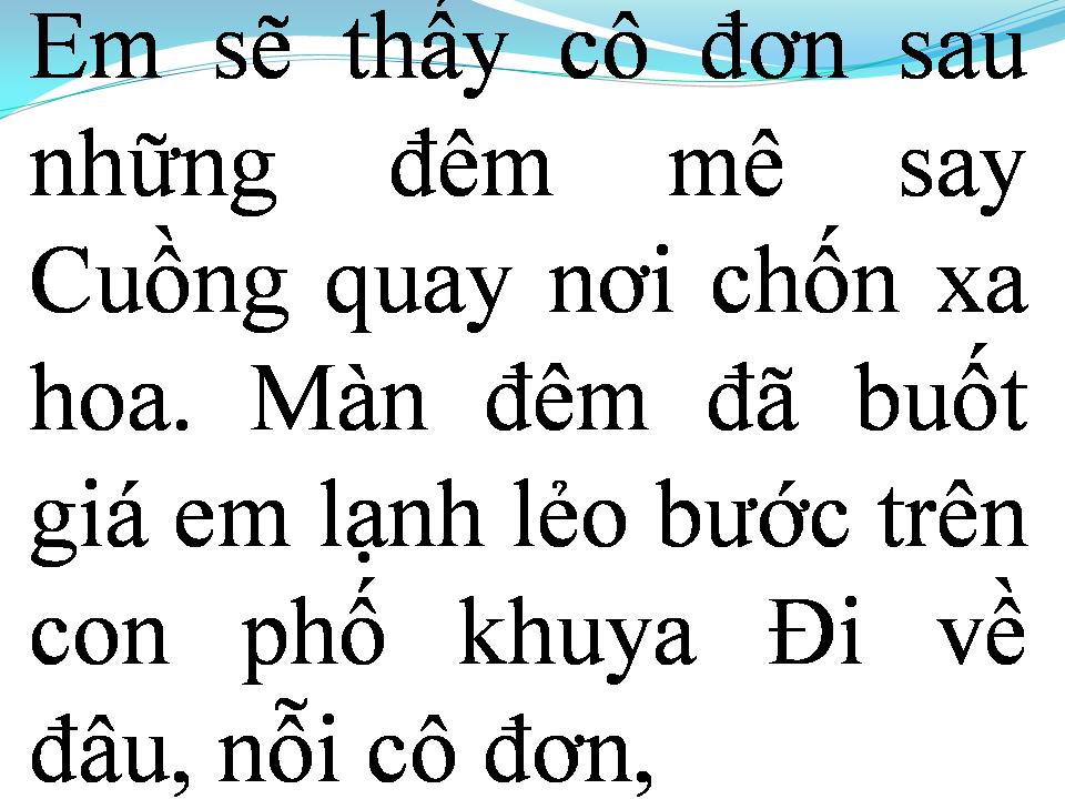 Lời bài hát VỀ ĐI THÔI HỠI EM