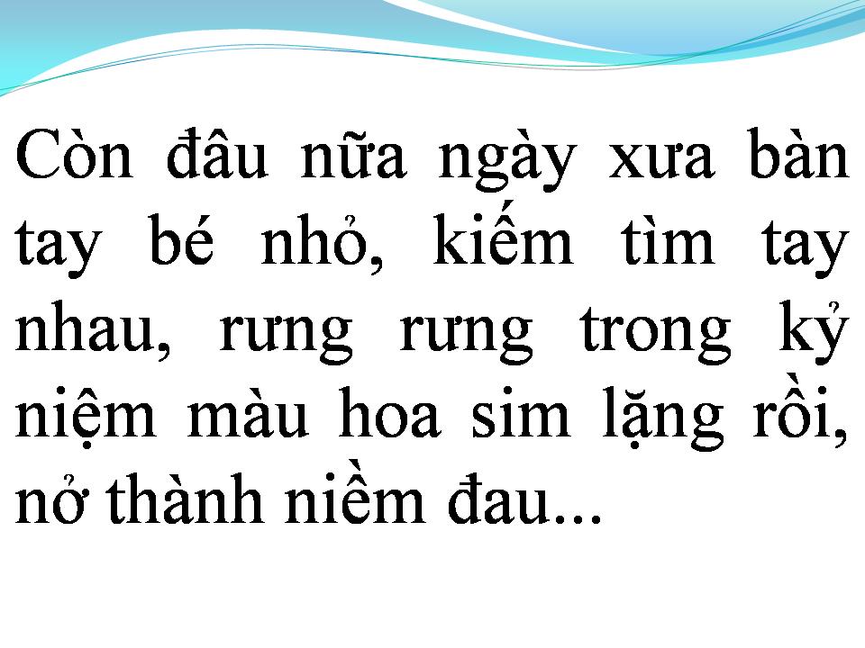 Lời bài hát VỀ LẠI ĐỒI SIM
