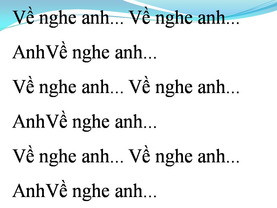 Lời bài hát VỀ QUÊ ANH
