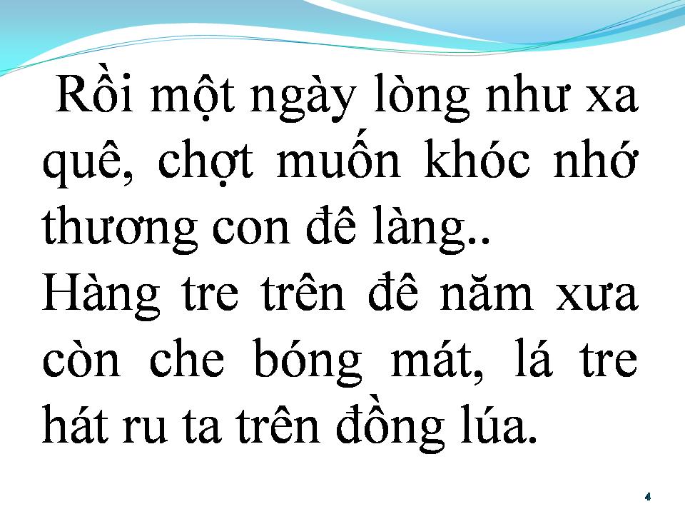 Lời bài hát VỀ QUÊ CŨ